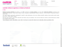 Tablet Screenshot of moticak.cz